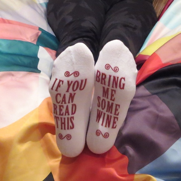 Brand New!!! Hilarious Wine Socks!!! - Picture 2 of 2